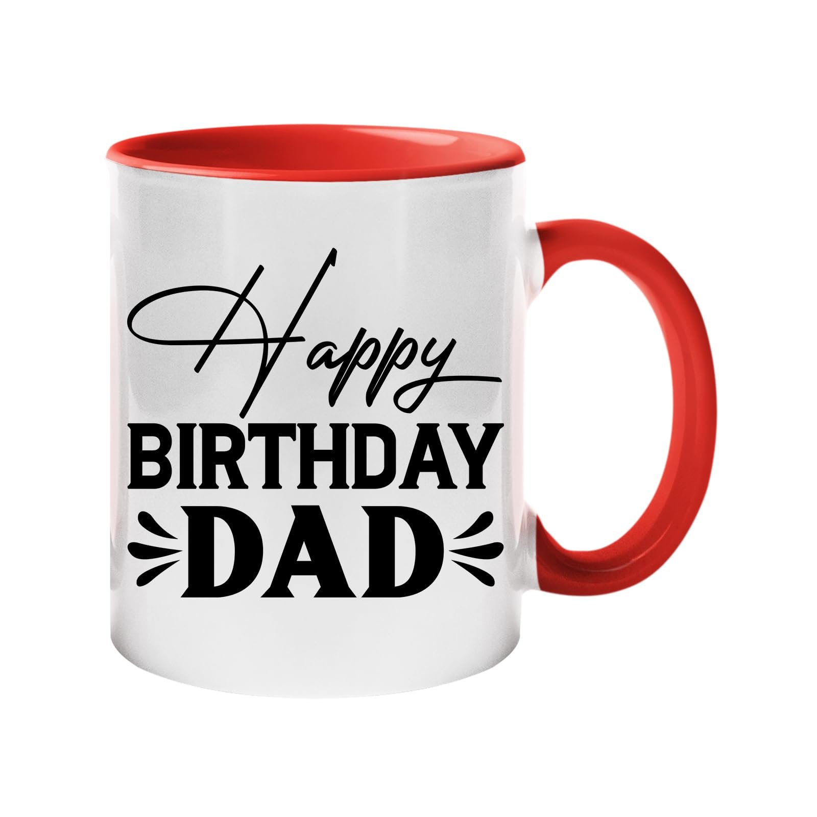 101918db.jpg Happy Birthday Dad Colour Handle Mug – product photo 11