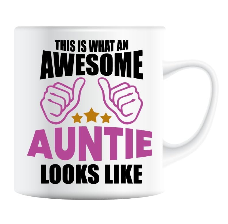 133fd09b.jpg This Is What an Awesome Auntie Looks Like mug in pink
