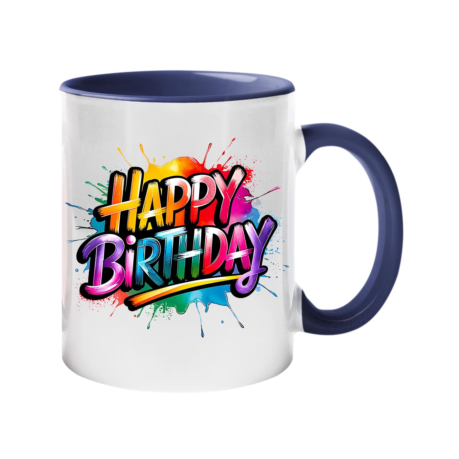 20840771.jpg Happy Birthday Colour Handle Mug – product photo 9