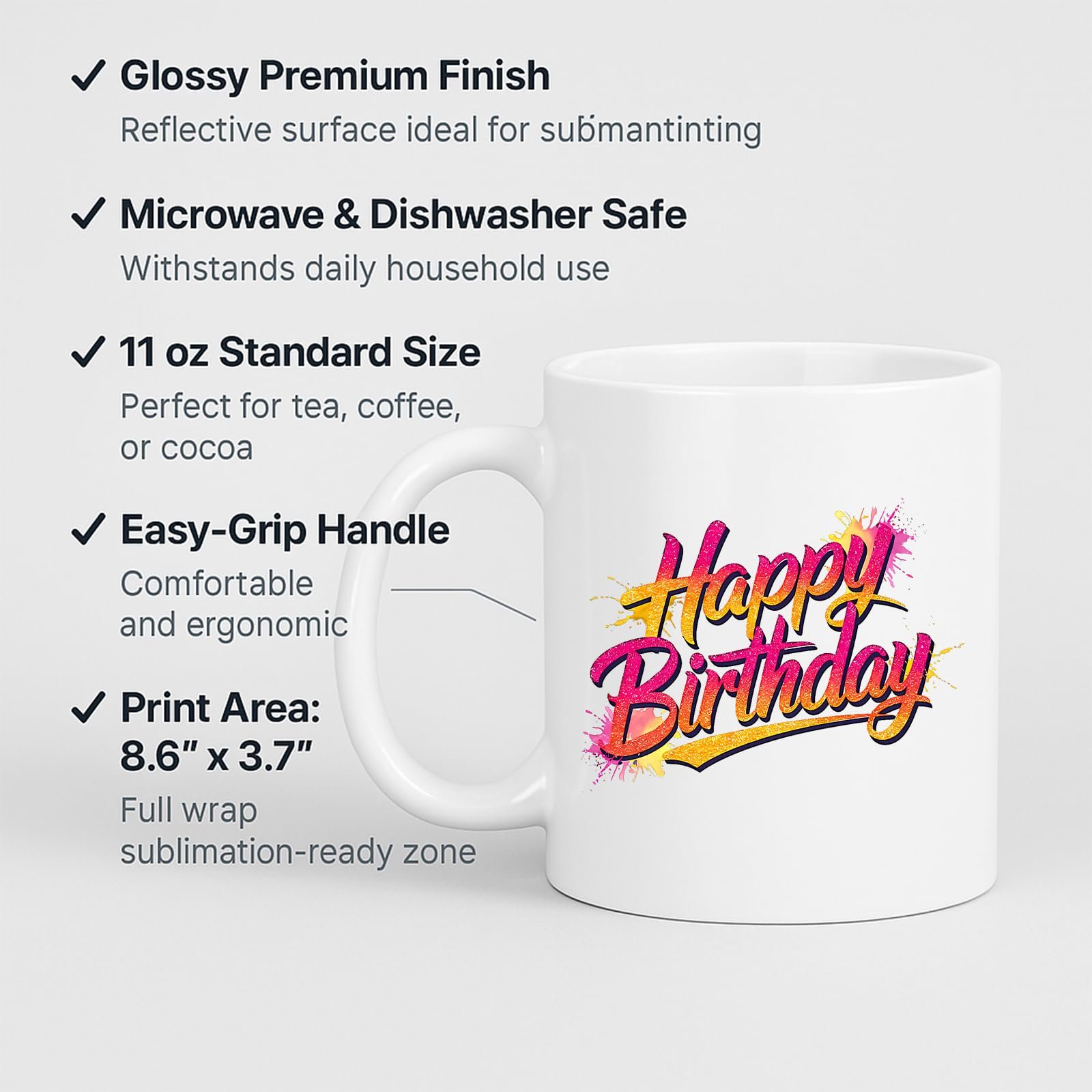 32b56225.jpg Happy Birthday Mug – product photo 2