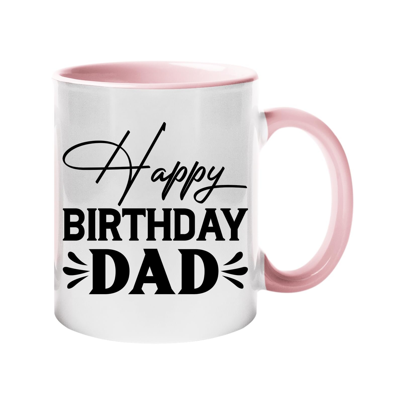4ca587e0.jpg Happy Birthday Dad Colour Handle Mug – product photo 9