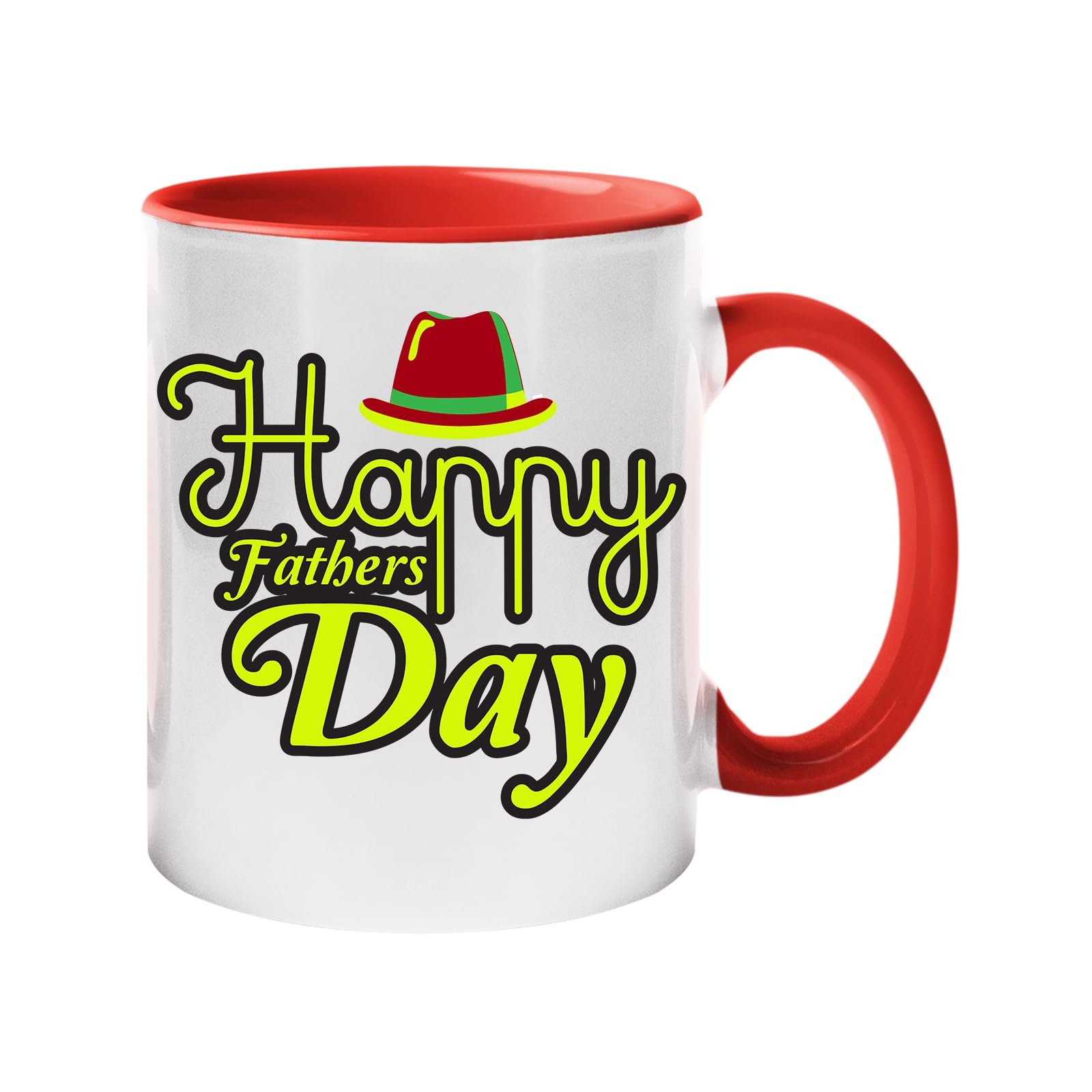 5101641e.jpg Happy Father's Day Colour Handle Mug – product photo 9
