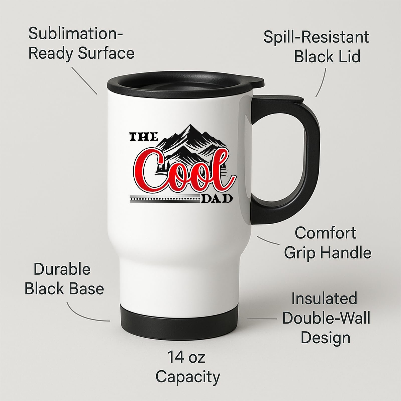619amtaurql.jpg The Cool Dad Mountains Travel Mug – product photo 2