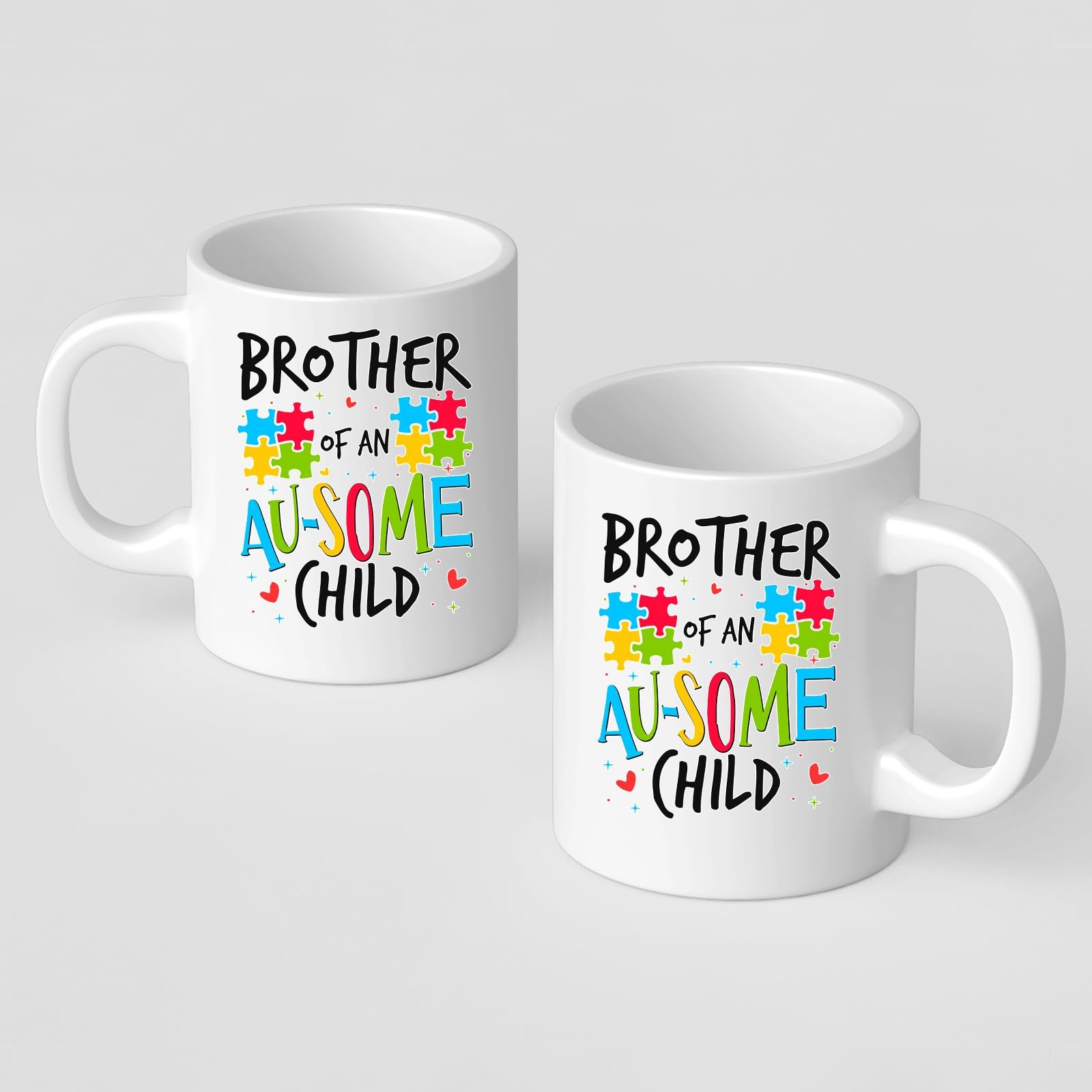 61rt9fxxhpl.jpg Front and back of the Brother of an Au-Some Child mug