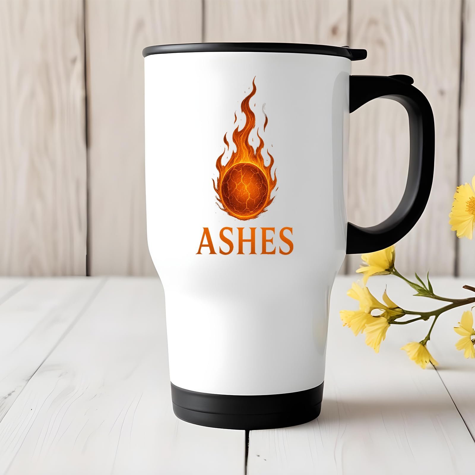 61dmfogn99l.jpg Ashes travel mug on a wooden table