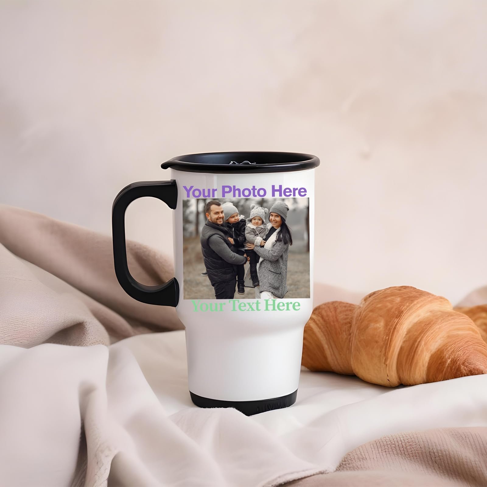 61iwimz dyl dd3bcb4a 8ca2 43bd aac9 9366a4de7ff9.jpg Travel mug showing an example photo and text layout