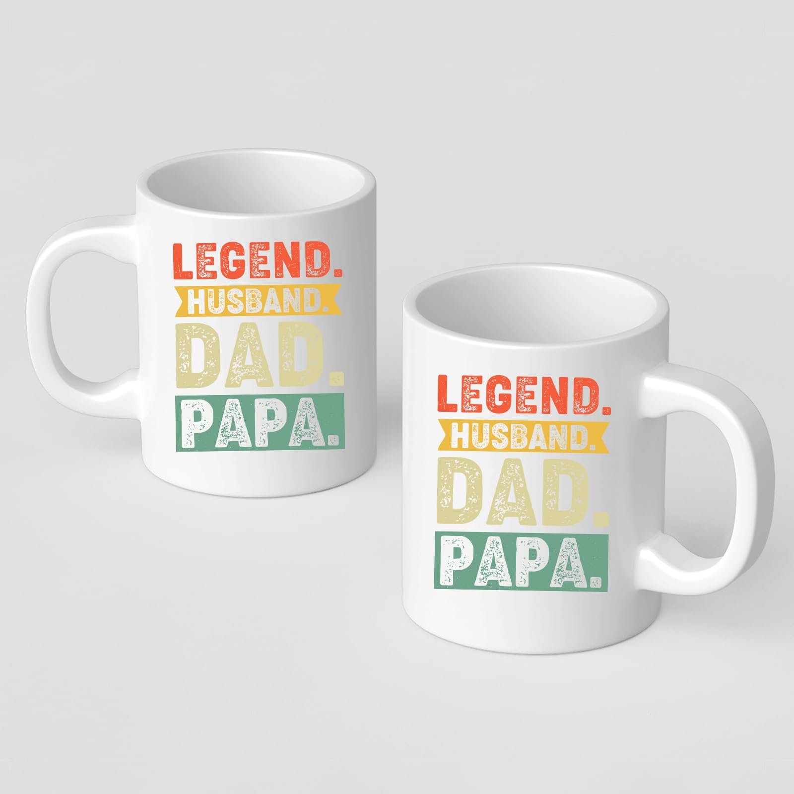 61lchs74sgl.jpg Front and back of the Legend Husband Dad Papa mug
