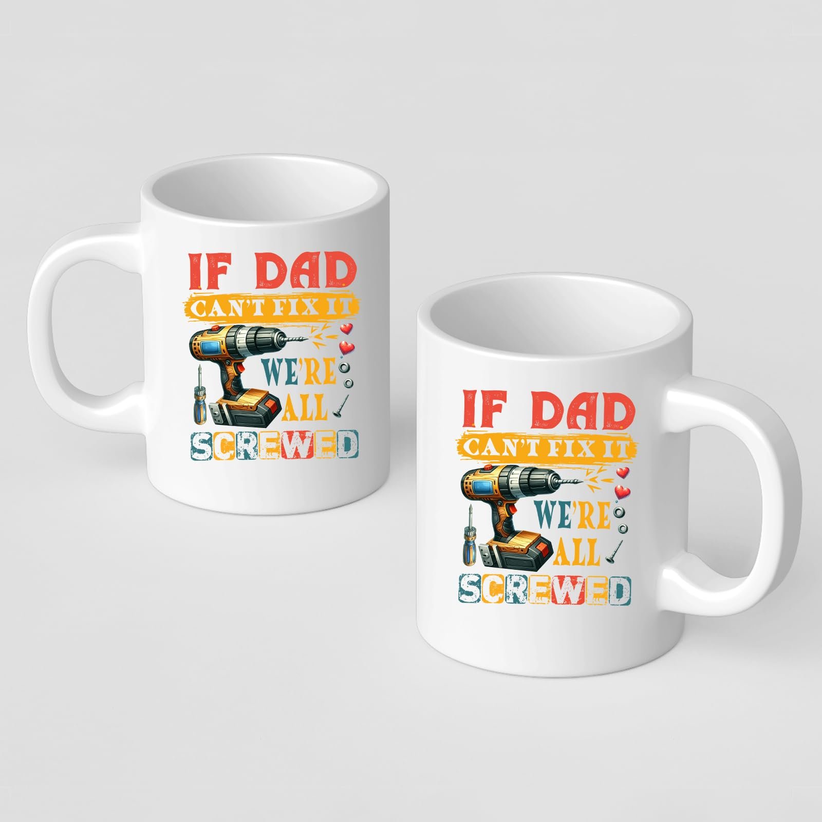 61ucyfbhtcl.jpg Front and back of the If Dad Can’t Fix It mug