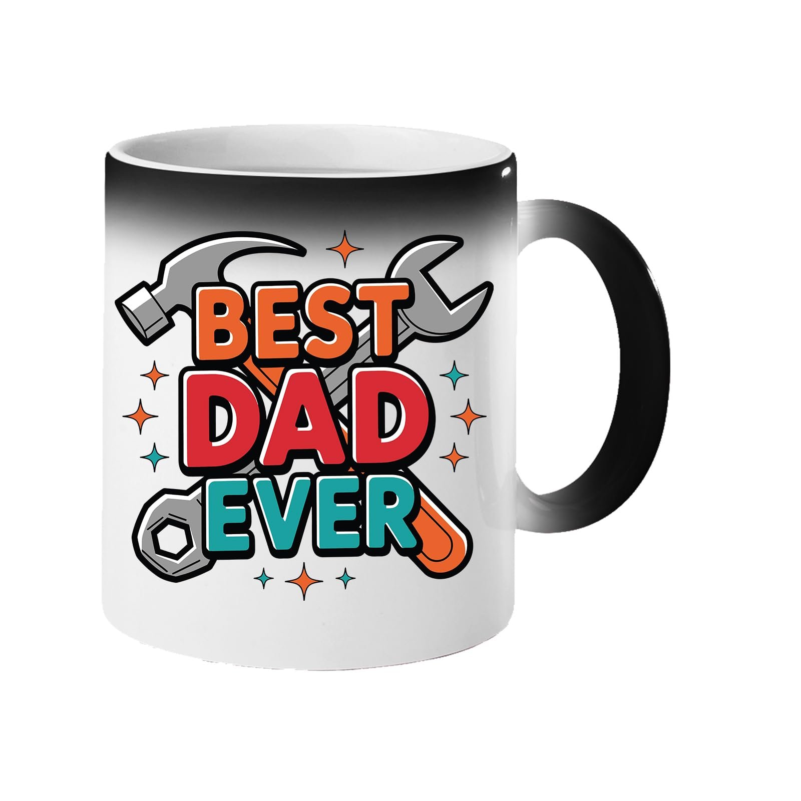61y6b80qtal.jpg Colour changing mug revealing “Best Dad Ever” framed by a hammer and spanner
