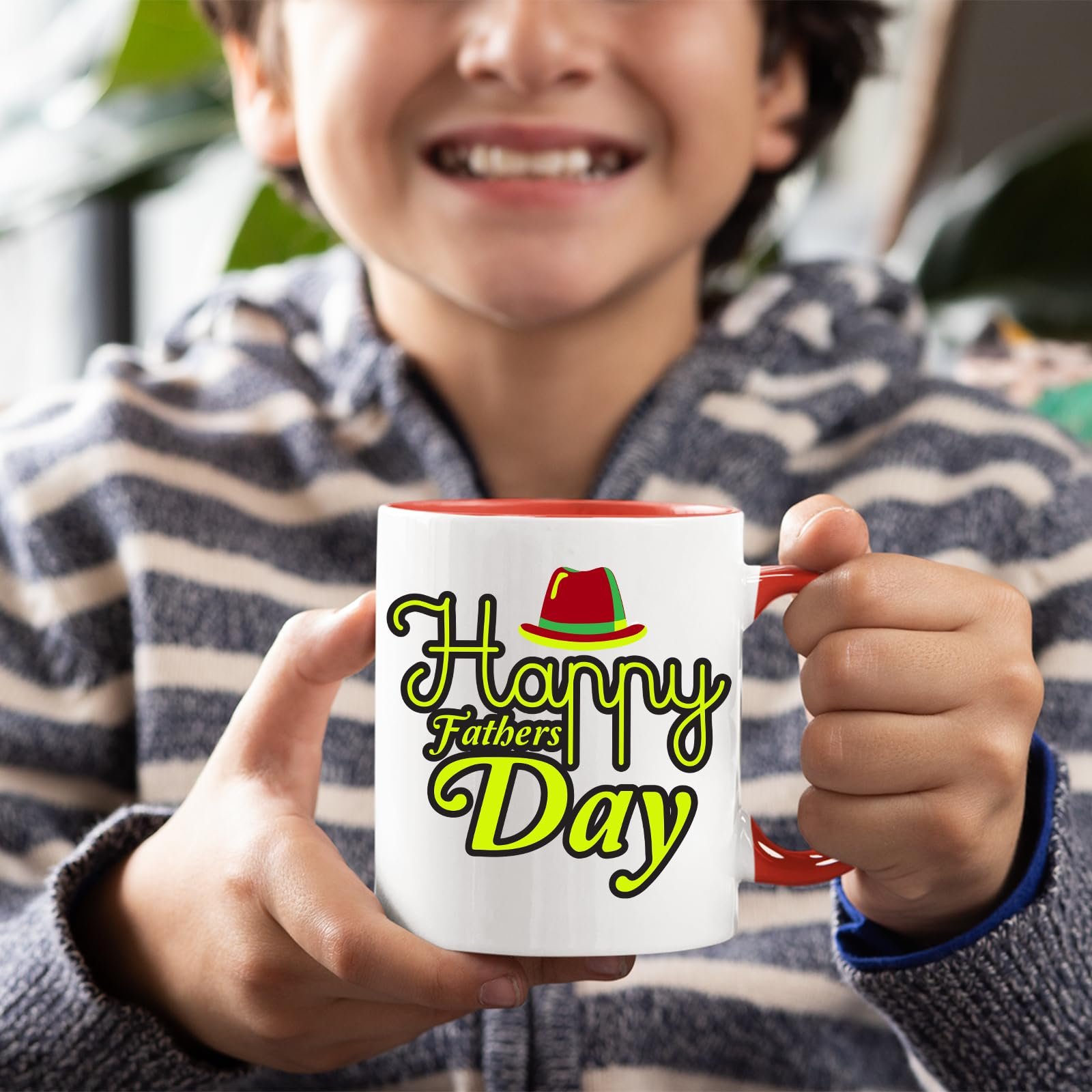 6e9d3a36.jpg Happy Father's Day Colour Handle Mug – product photo 4