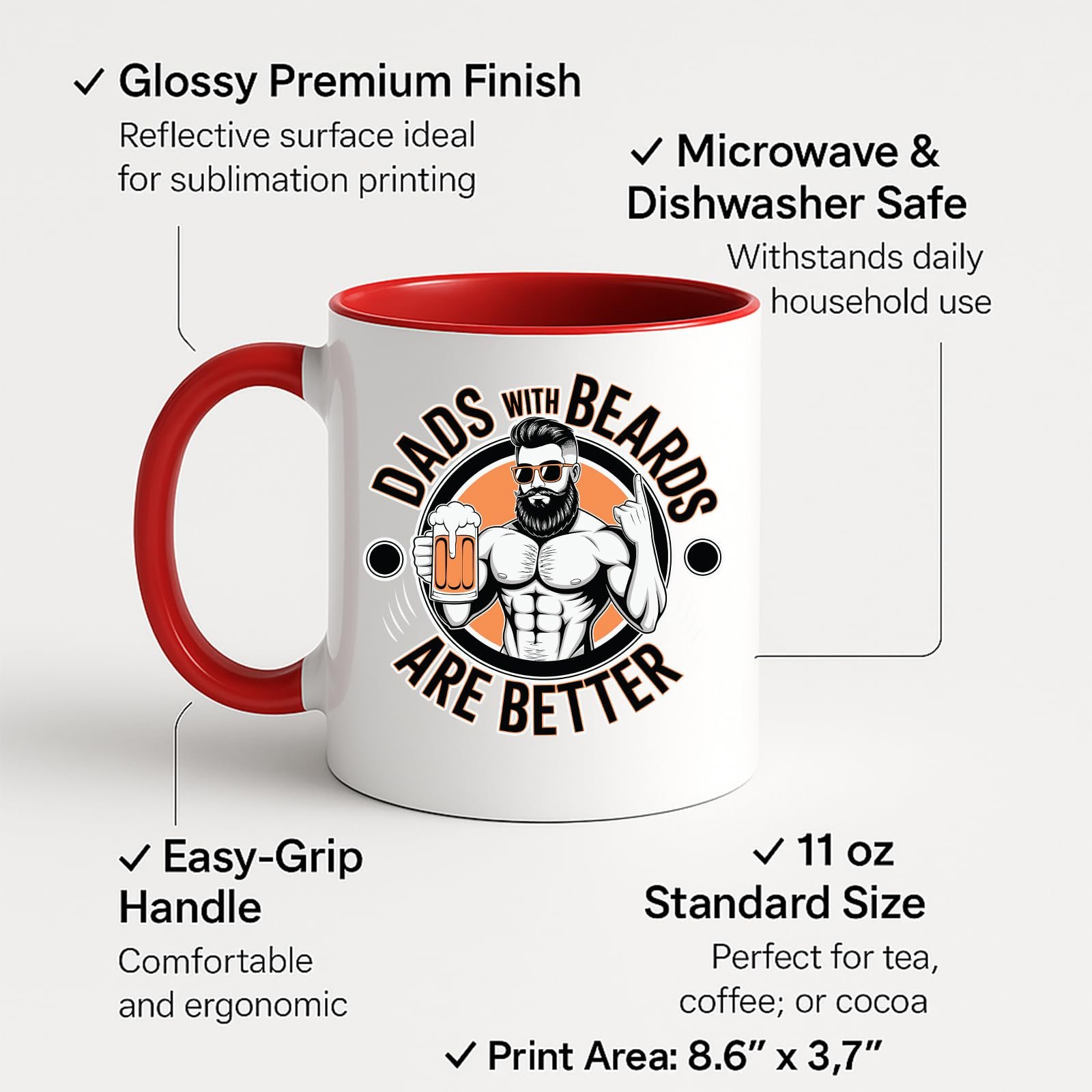 717cyuvq3kl.jpg Dads With Beards Are Better Colour Handle Mug – product photo 2