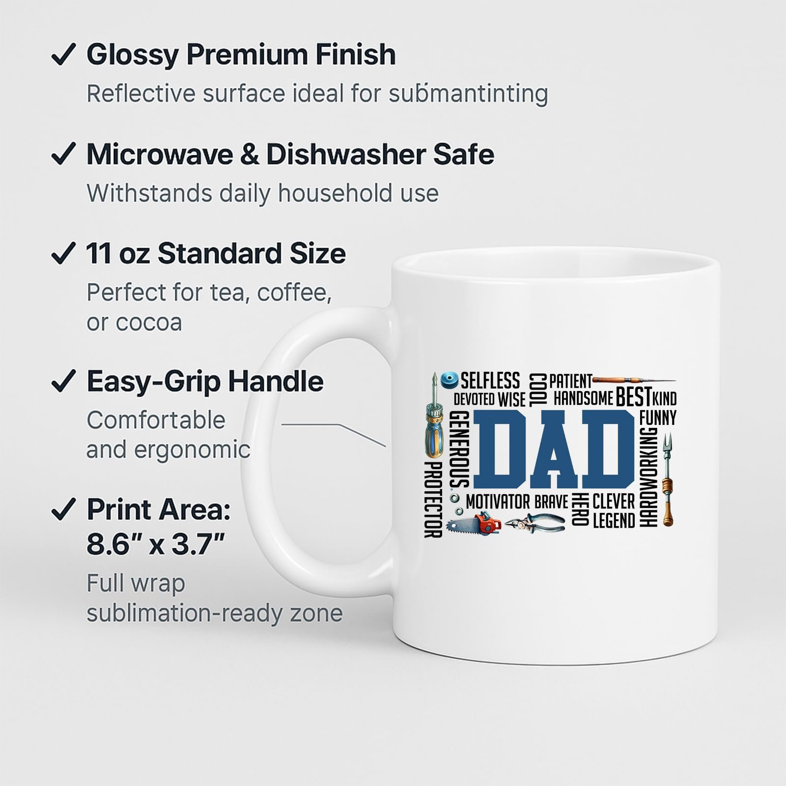 71bv9ogl2jl.jpg DAD Word Cloud Mug – product photo 2