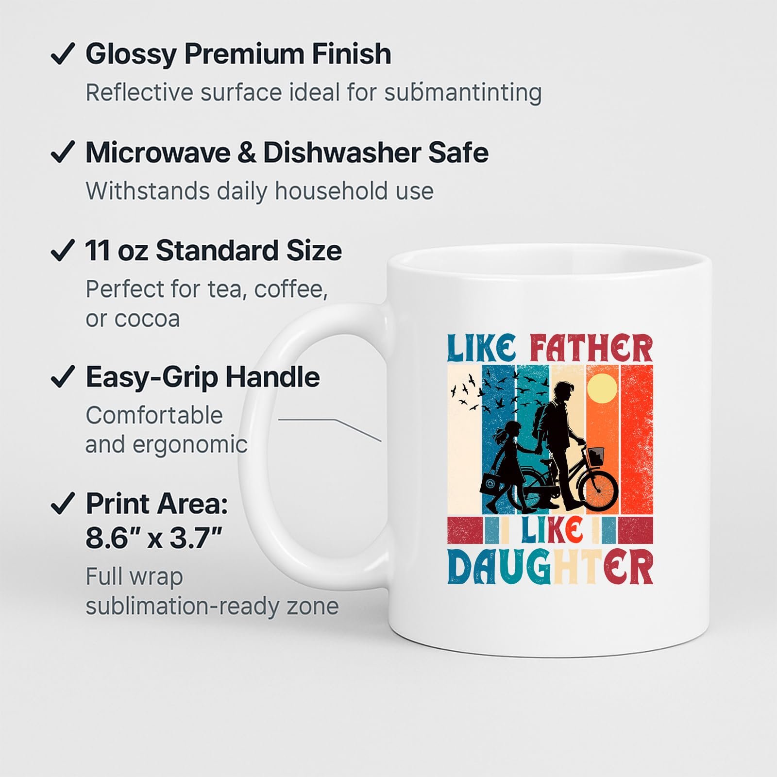 71oore7djml.jpg Like Father Like Daughter Retro Mug – product photo 2