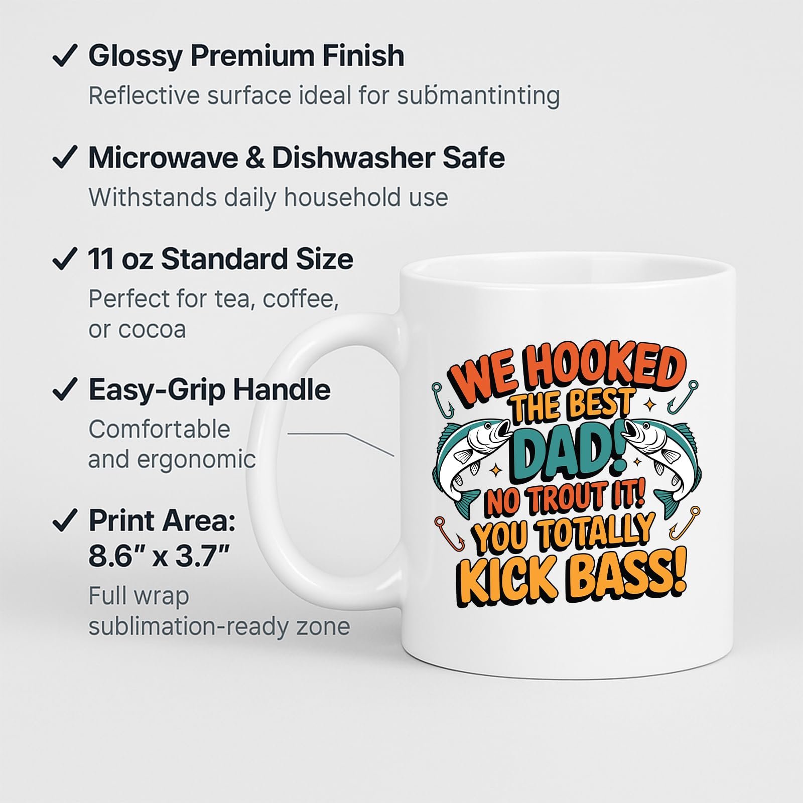 71cjowwvtal.jpg We Hooked the Best Dad Mug – product photo 2