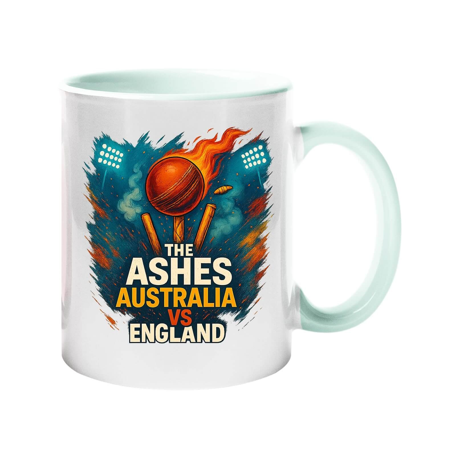 71q8korroll.jpg The Ashes Australia v England Colour Handle Mug – product photo 12