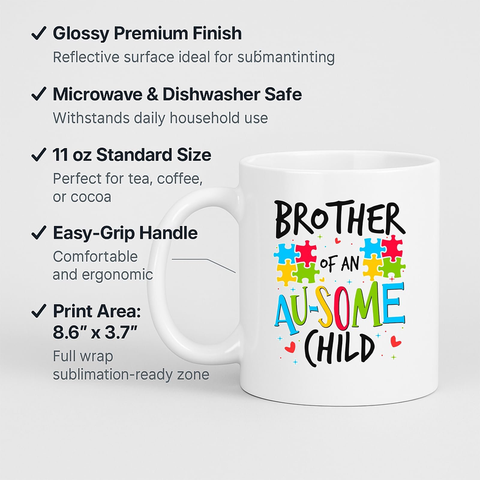 71vvy2uheml.jpg Brother of an Au-Some Child Mug – product photo 2