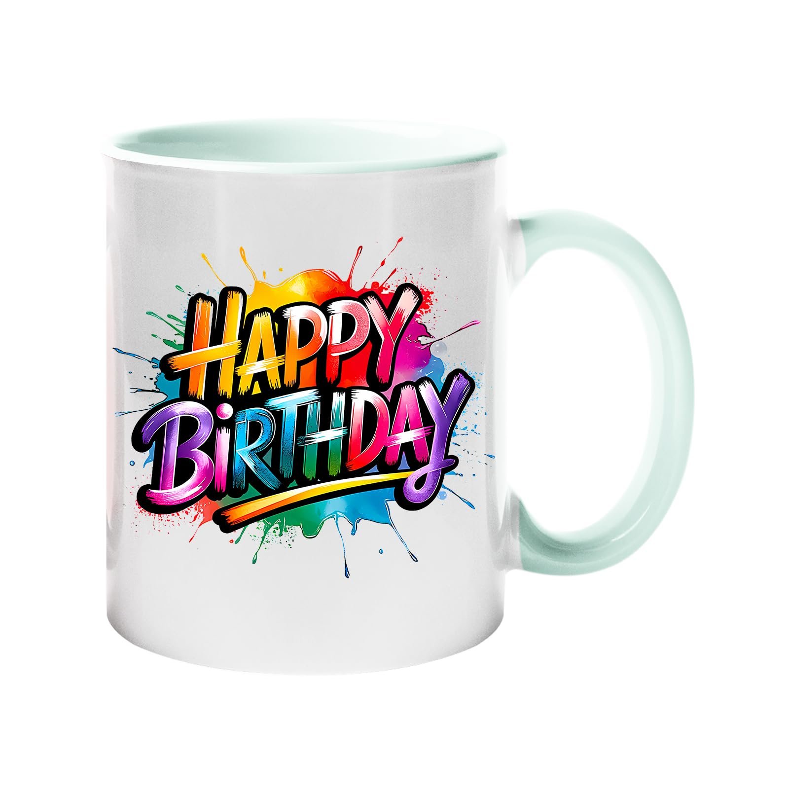 9f05e946.jpg Happy Birthday Colour Handle Mug – product photo 10