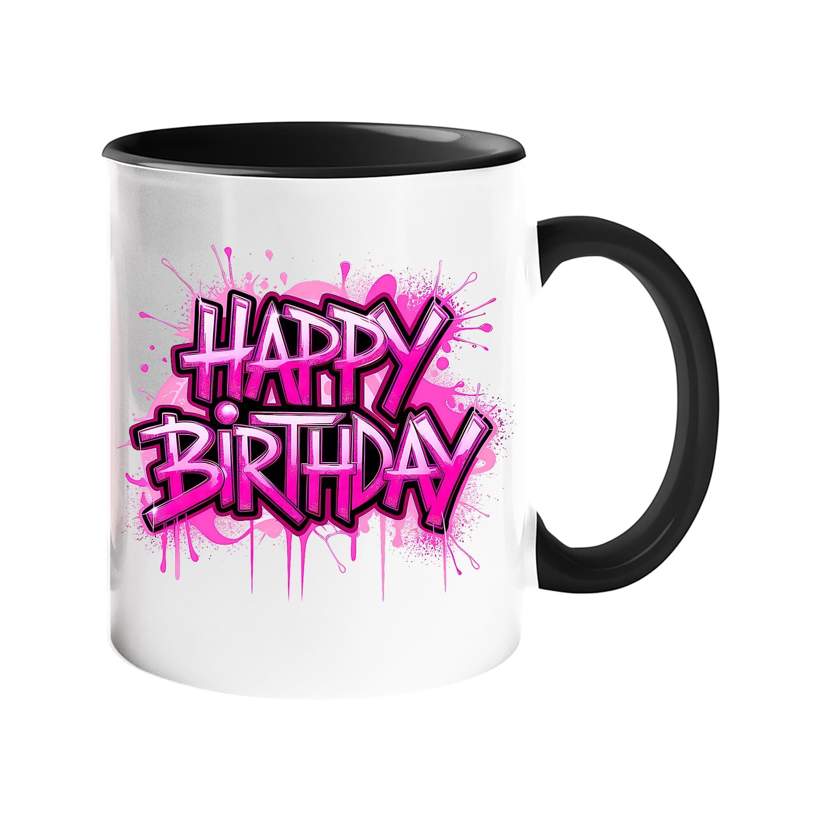 ae51956e.jpg Happy Birthday Colour Handle Mug – product photo 11