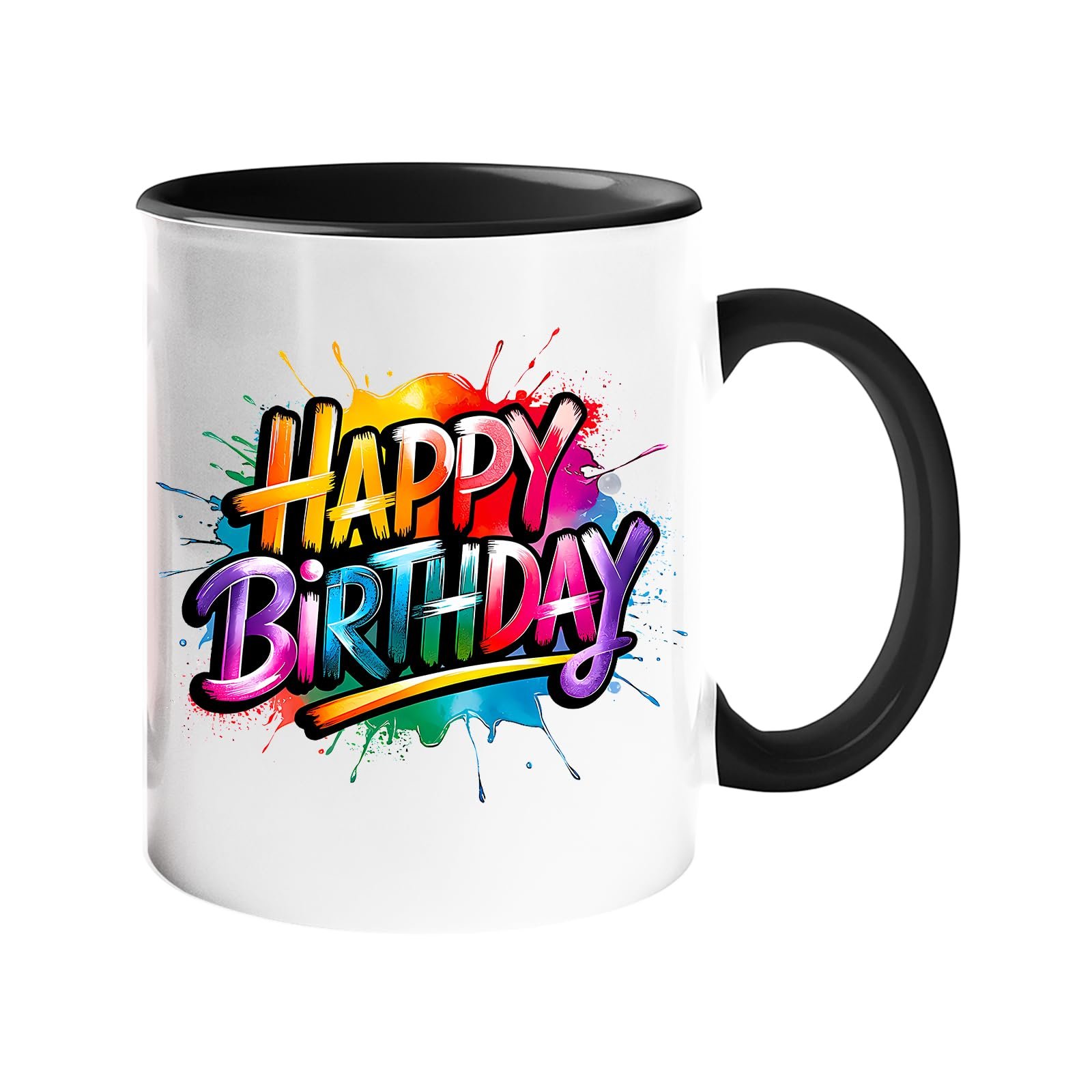 c14a7be0.jpg Happy Birthday Colour Handle Mug – main product photo