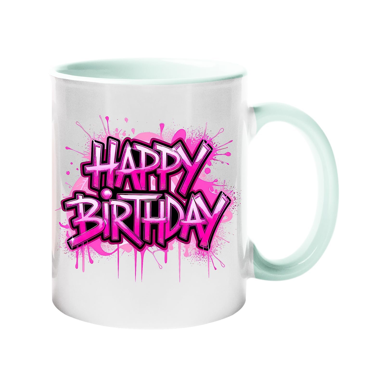 e69613bc.jpg Happy Birthday Colour Handle Mug – product photo 9